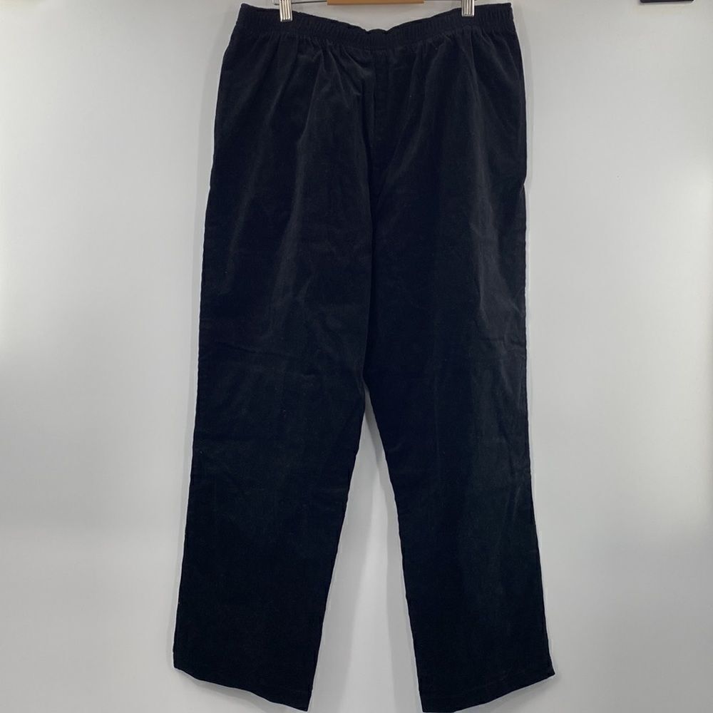 3For$20 Appleseed's Corduroy Black Pants size 16 Petite - Picture 6 of 6